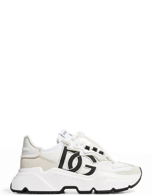 Daymaster Mixed Leather Runner Sneaker
