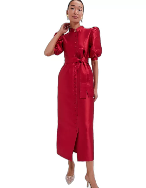 Red Amoako Smart Long Dres