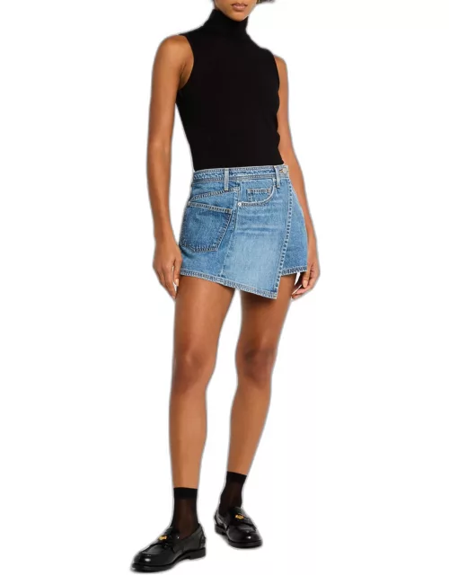 Molly Denim Mini Skort