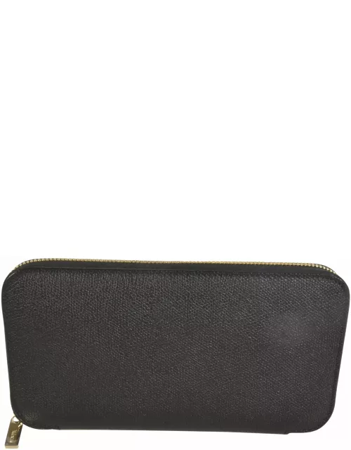 Valextra Classic Zip-around Clutch