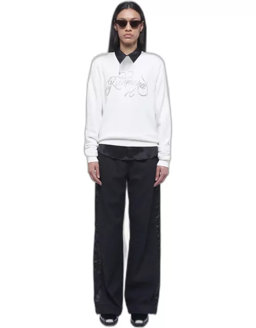 John Richmond Sweatshirt With Sequined Logo