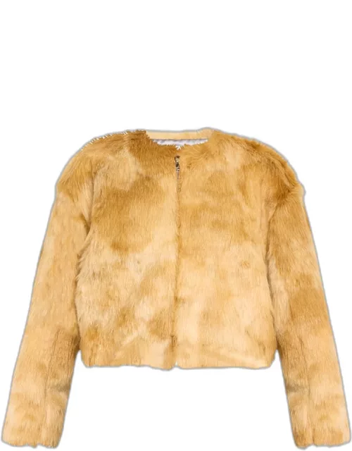 Faux Fur Bomber Jacket