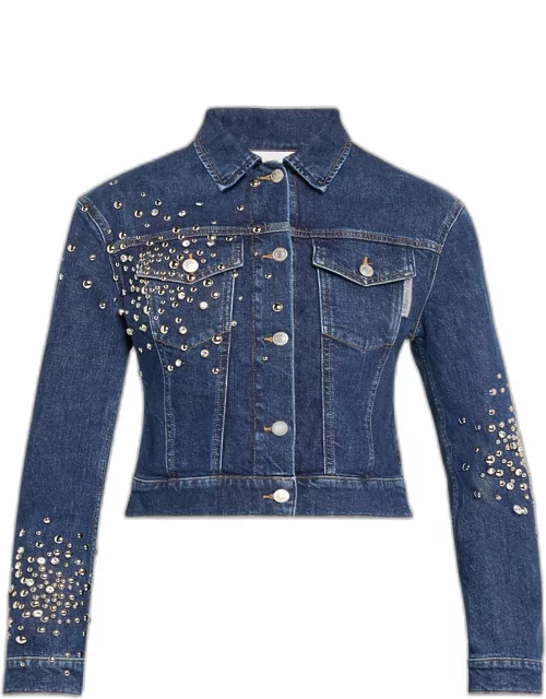 Embellished Classic Denim Jacket