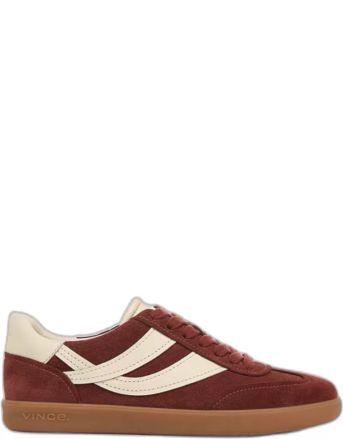 Oasis Mixed Leather Retro Sneaker