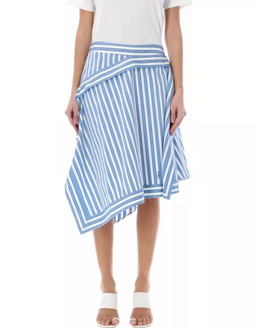 J. W. Anderson Striped Midi Skirt