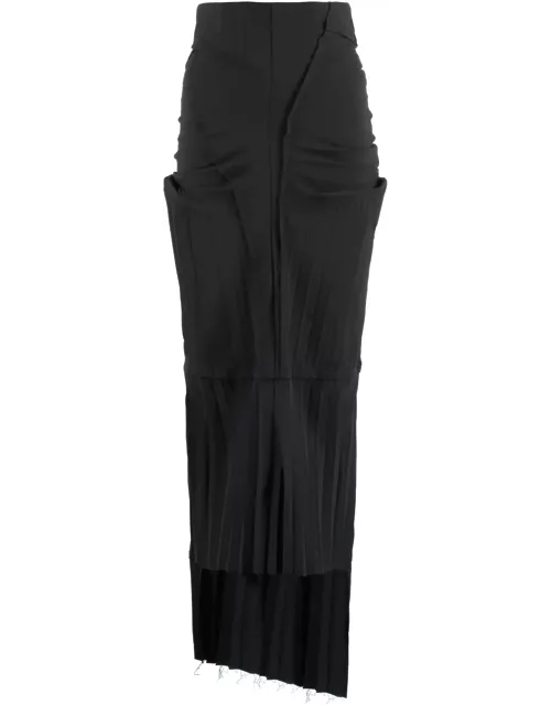 Talia Byre Asymmetric Midi-skirt