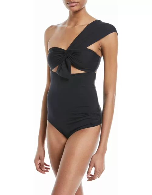 Venice One-Shoulder Maillot Swimsuit