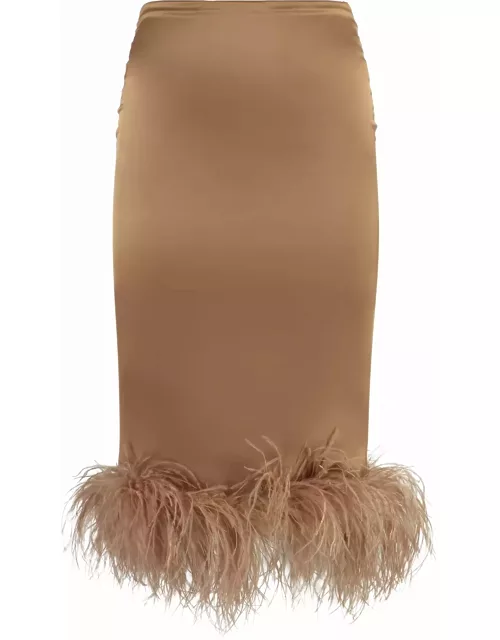 Giuseppe di Morabito Satin Skirt