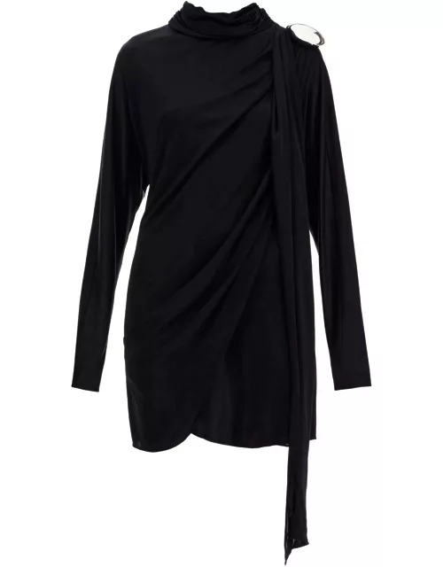 Giuseppe di Morabito Gathered Jersey Mini Dress In