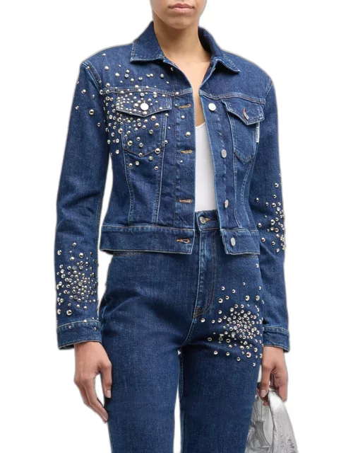 Embellished Classic Denim Jacket