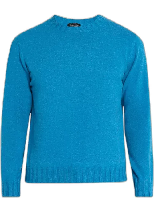 Men's Mouline Cashmere Crewneck Sweater