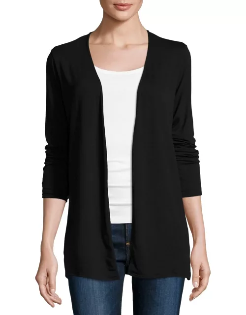 Soft Touch Open-Front Cardigan