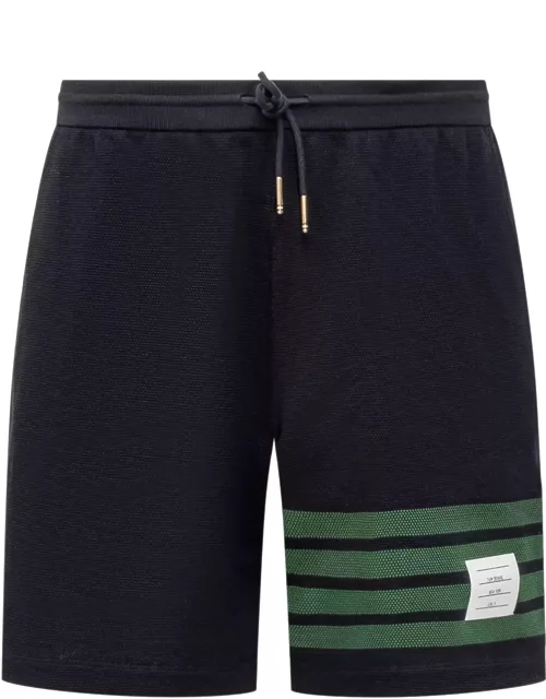 Thom Browne Shorts With 4-bar Logo