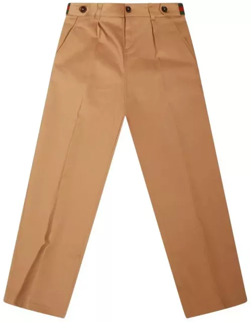 Gucci Button Detailed Straight Leg Pant