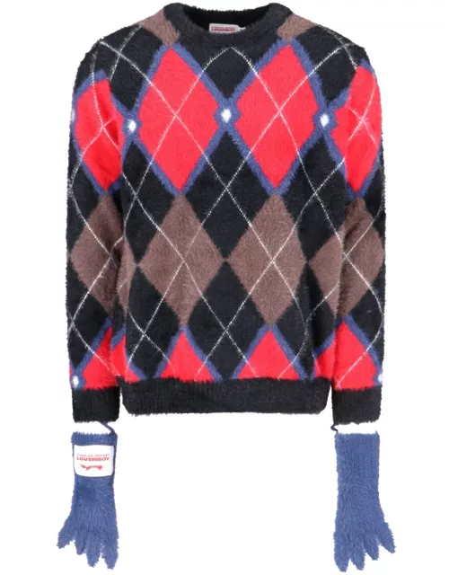 Charles Jeffrey Loverboy 'Fluffy Gloves' Sweater