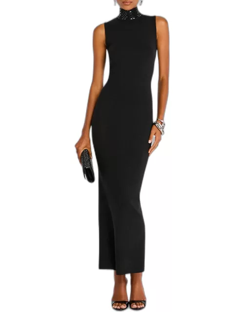 Envy Mock-Neck Maxi Dres