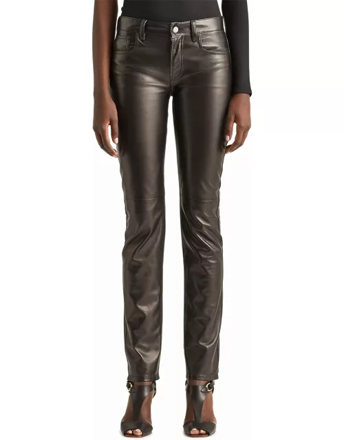 Dakota Metallic Leather Pant