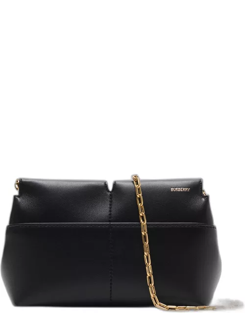 Snip Leather Clutch Bag with Chain Strap