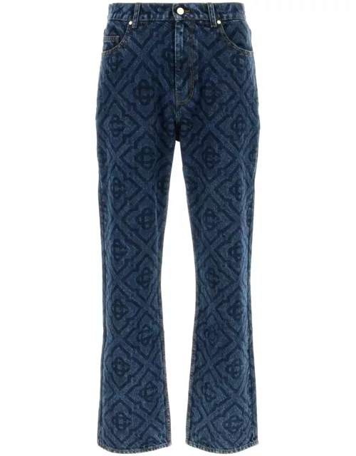 Casablanca Printed Denim Jean