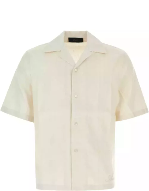 AMIRI Sand Linen Blend Shirt