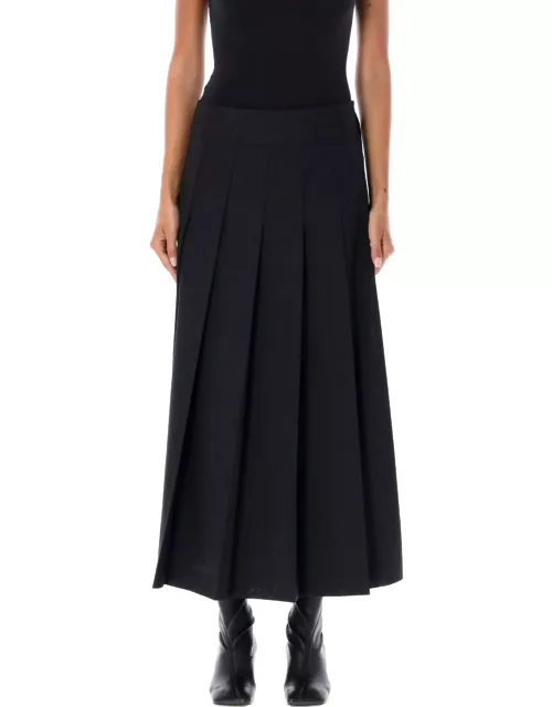 Róhe Plissè Wrap Skirt