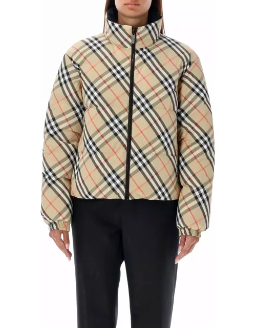 Burberry London Checked Down Jacket