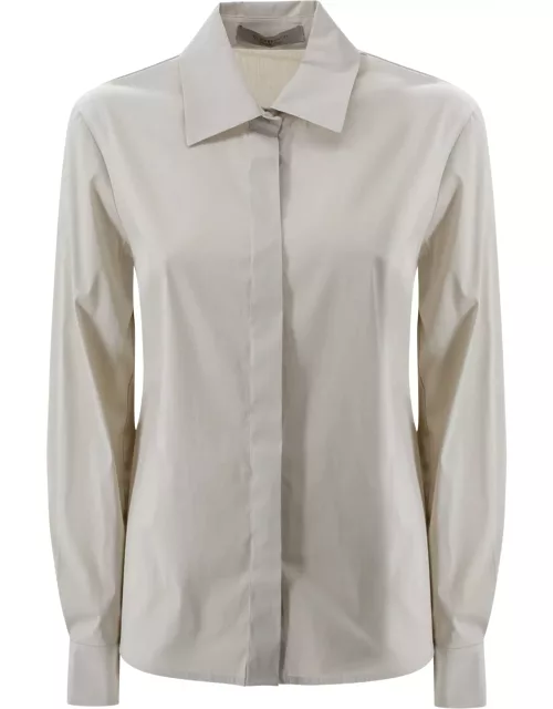 D. Exterior Basic Poplin Shirt