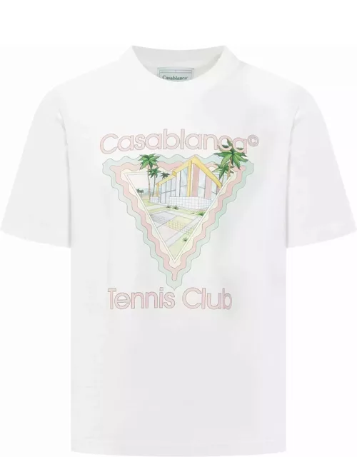 Casablanca Cotton T-shirt With Logo