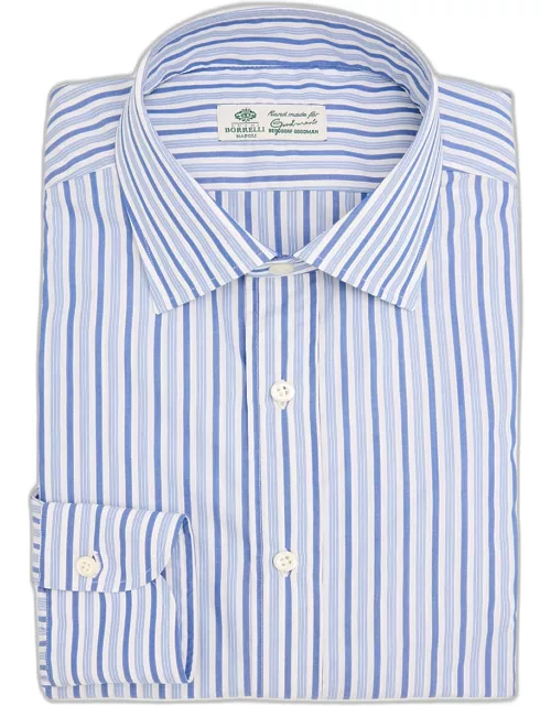 Men's Cotton Multi-Stripe Dress Shirt