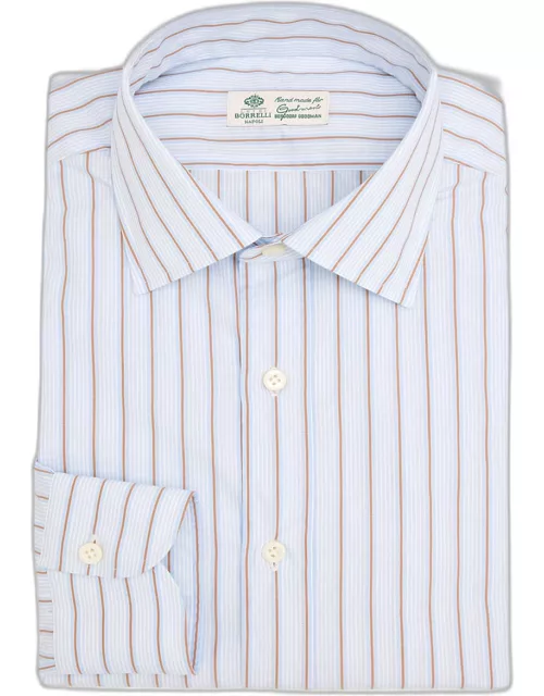 Men's Cotton Multi-Stripe Dress Shirt