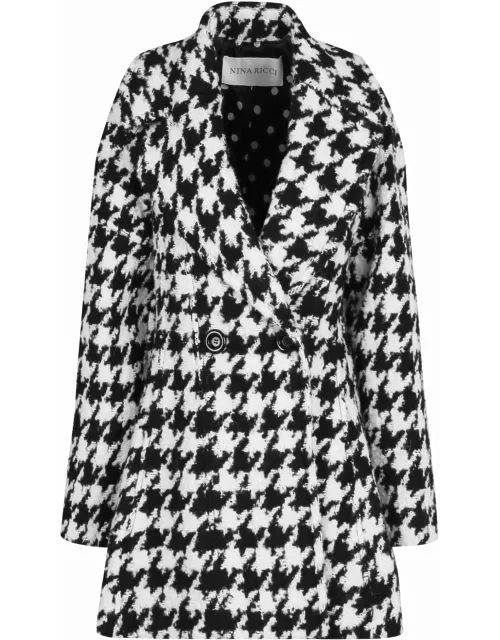 Nina Ricci Houndstooth Coat