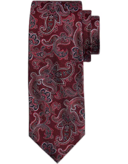 Men's Woven Paisley Silk Tie