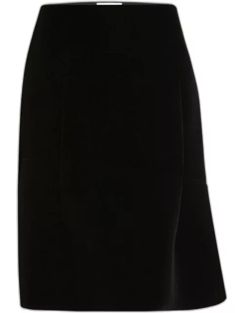 Serve Asymmetric Midi Skirt