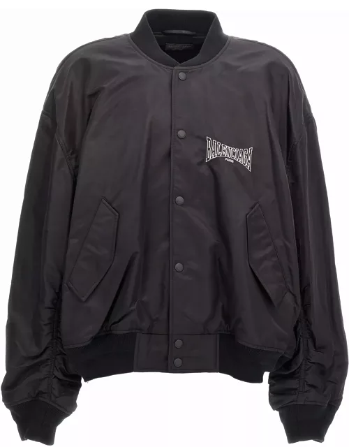 varsity Balenciaga Boxing Bomber Jacket