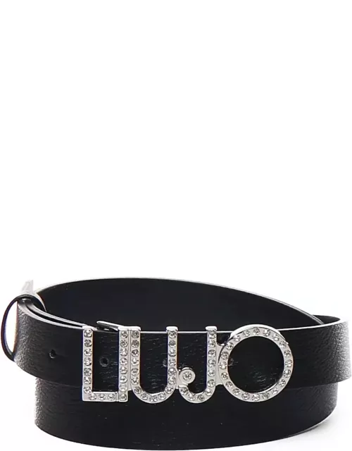 Liu-Jo Belt With Lettering Logo Buckle