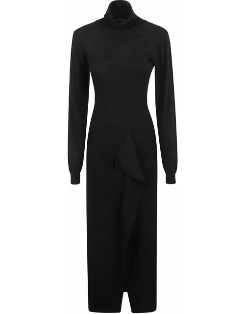 Parosh Turtleneck Long Dres