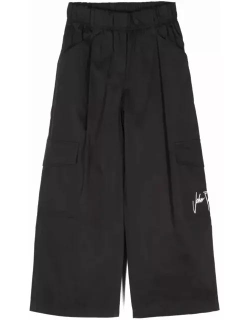 John Richmond Wide-leg Pants With Pleat