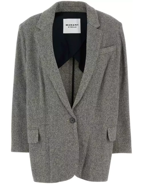 Marant Étoile Embroidered Wool Blend Cikaito Blazer