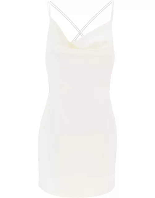 Rotate by Birger Christensen Satin Mini Slip Dress For A