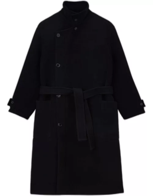 Men's Double Wool Wrap Coat