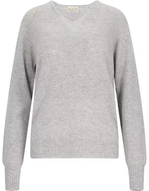 Ma'ry'ya V-Neck Sweater