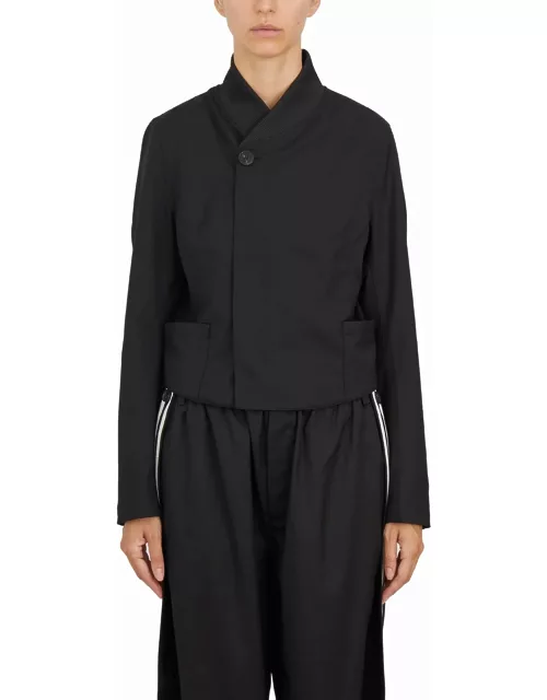 Y-3 Cropped Twill Jacket