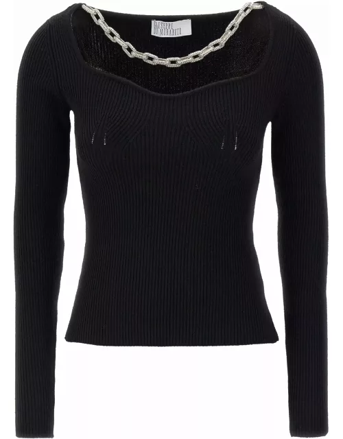 Giuseppe di Morabito Jewel Chain Sweater