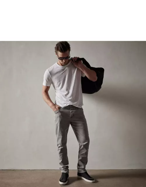 Brushed Twill 5 Pocket Pant - Silver Grey Pigment