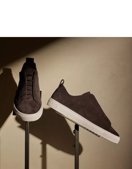 Men's Suede Solstice Sneaker - Cafe