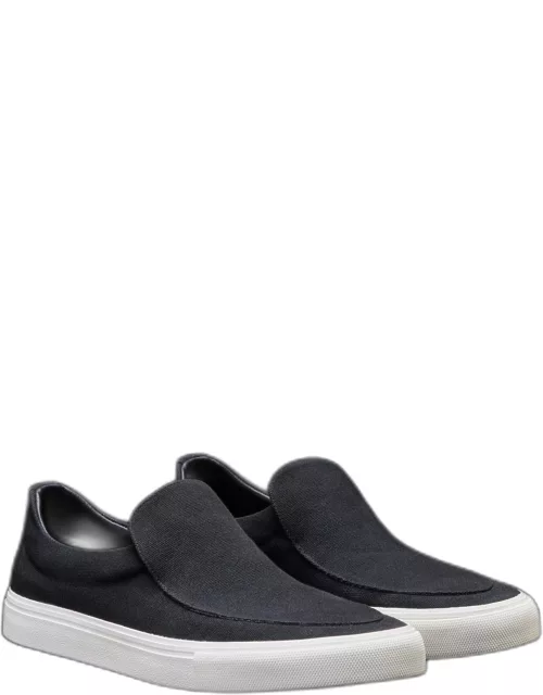 Men's Coastal Canvas Slip On - Black