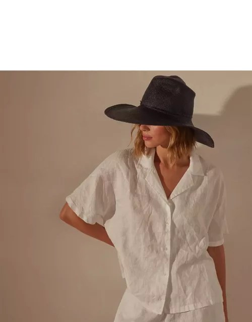 Lightweight Linen Boxy Shirt - White