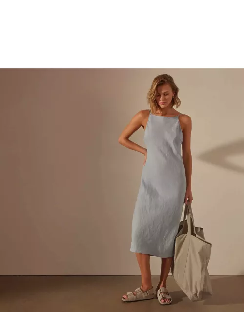 Lightweight Linen Cami Dress - Open Sky Pigment