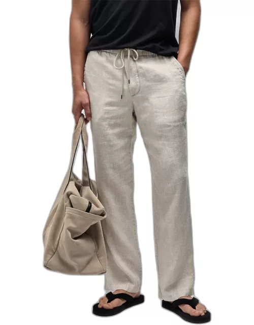 Relaxed Linen Pant - Salt Pigment