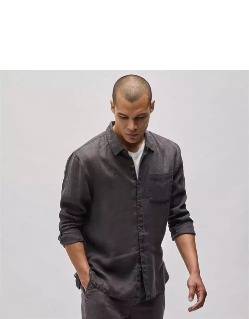 Lightweight Linen Shirt - Magma Pigment